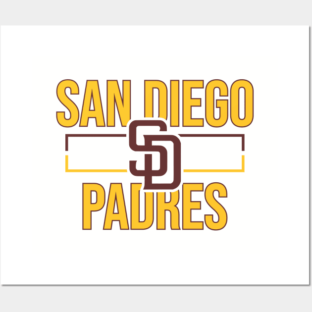 Padres San Diego II Wall Art by Burblues